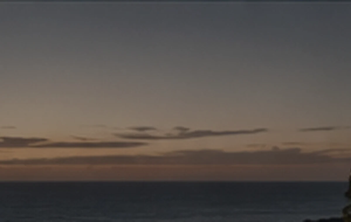 Pacific Ocean at dusk from Huntington Beach